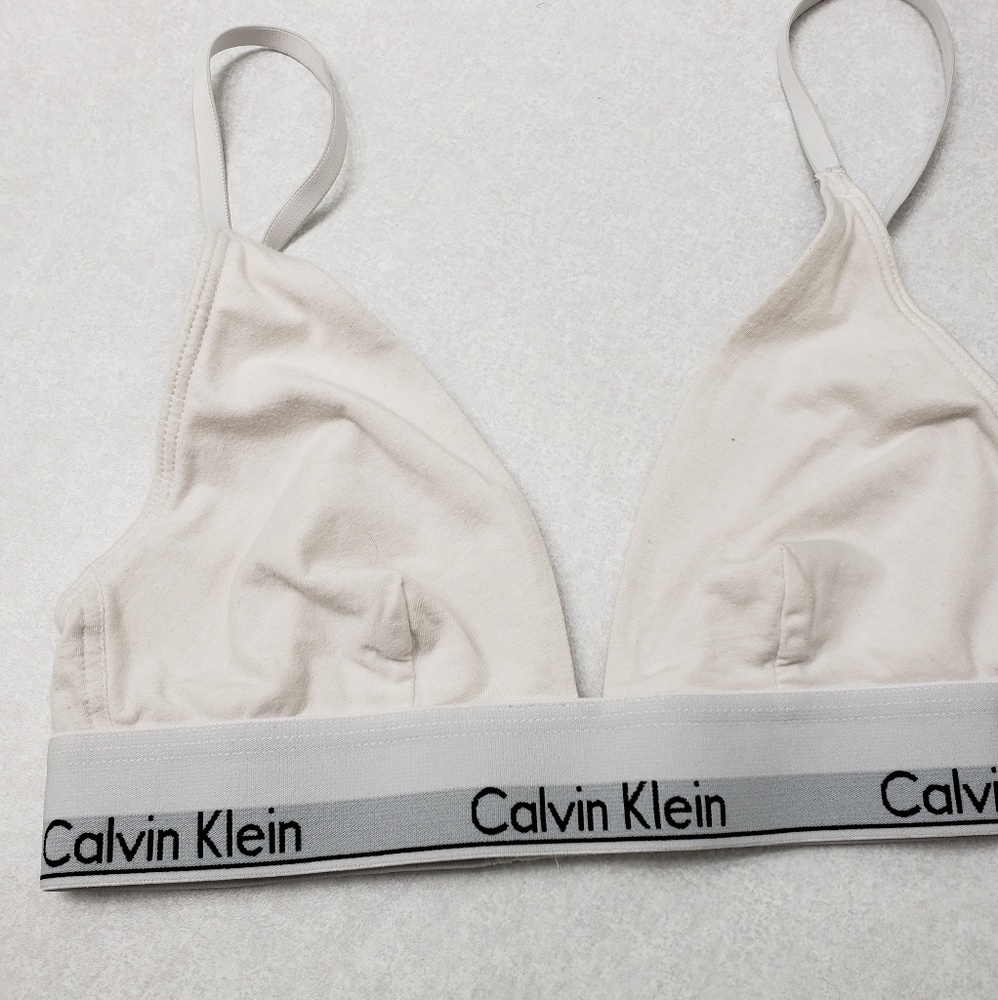Calvin klein white bralette